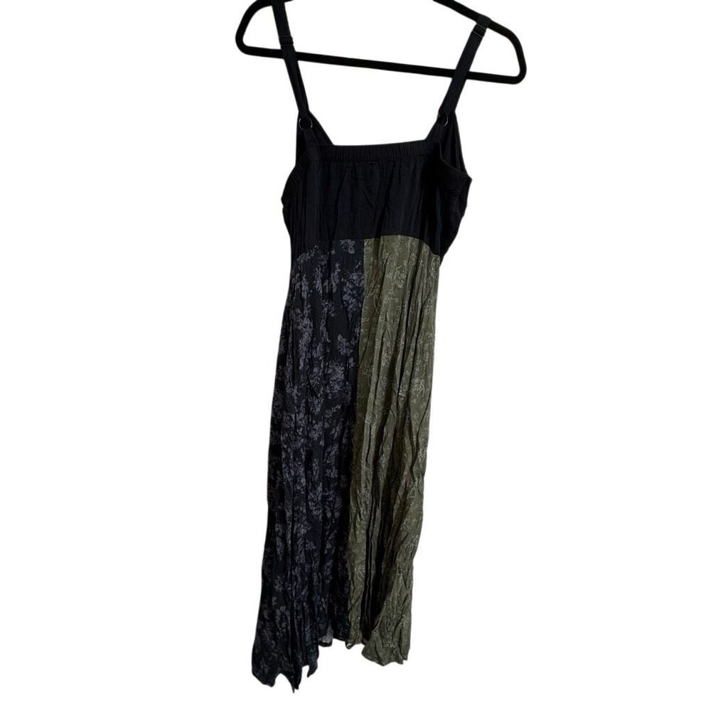 Thorn & Fable Hot Topic Skeleton Fairy Green Black Colorblock Dress L - Picture 5 of 9